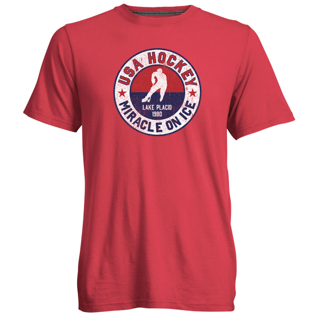 Comeback Miracle on Ice Circle Score Short Sleeve Tee