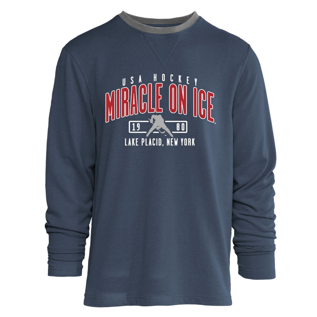 Light Weight Miracle on Ice Vintage Crew