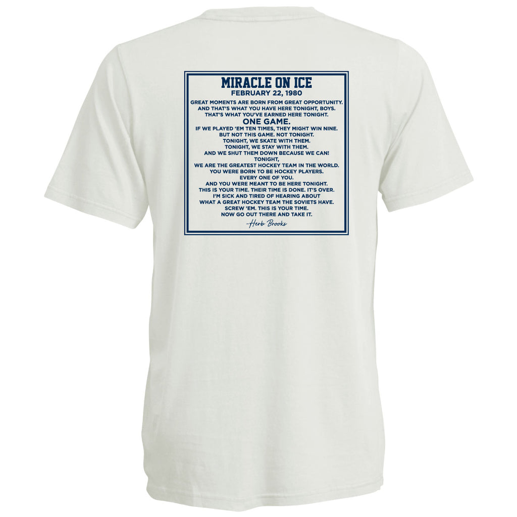 USA Herb Brooks Speech Short Sleeve Tee