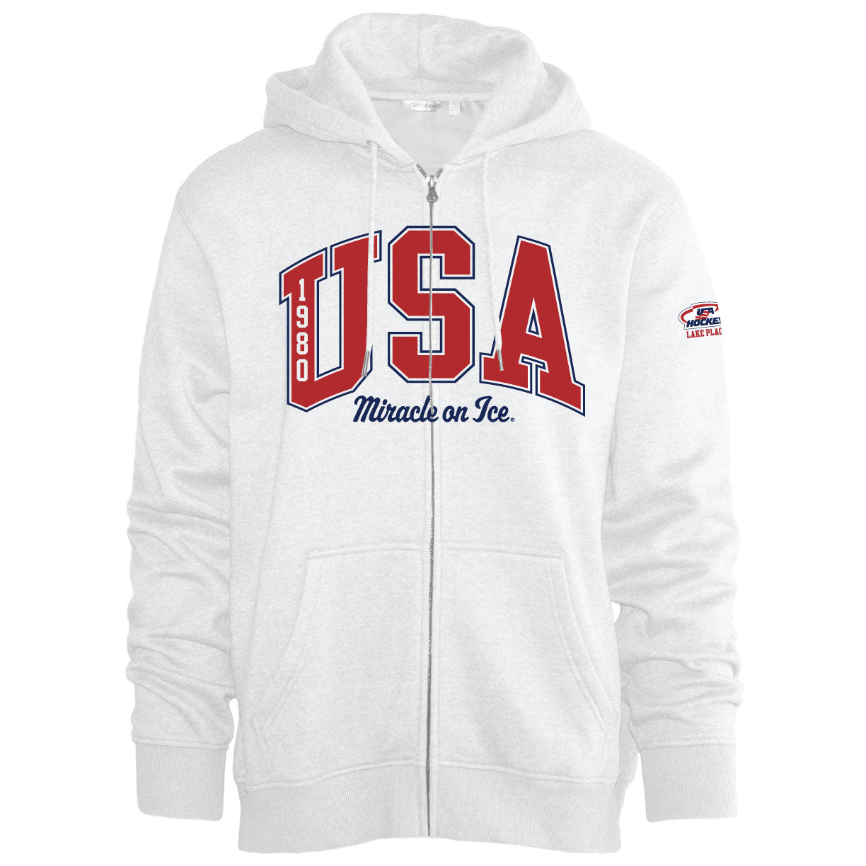 1980 USA Miracle on Ice Full Zip Hood