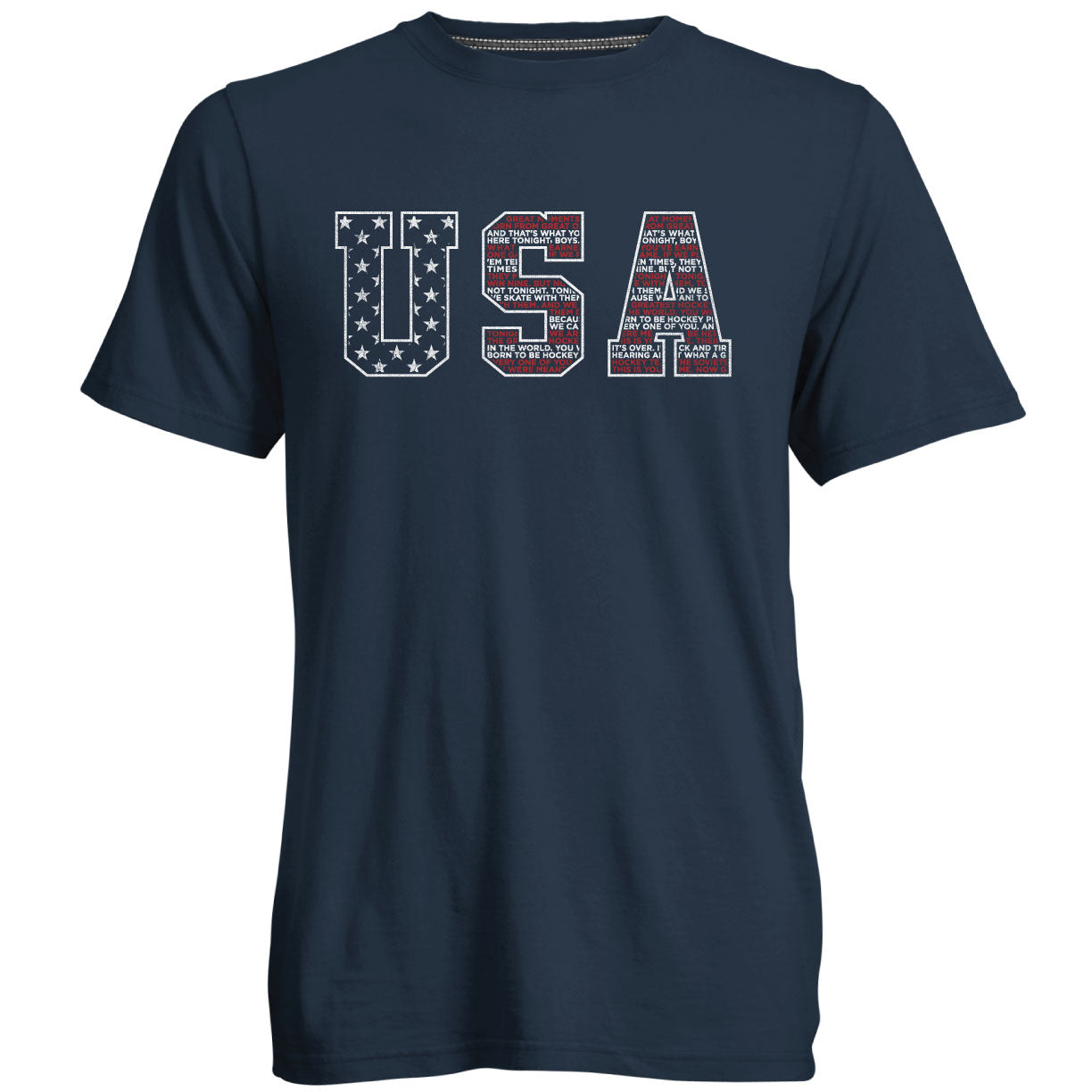 USA Herb Brooks Speech Short Sleeve Tee