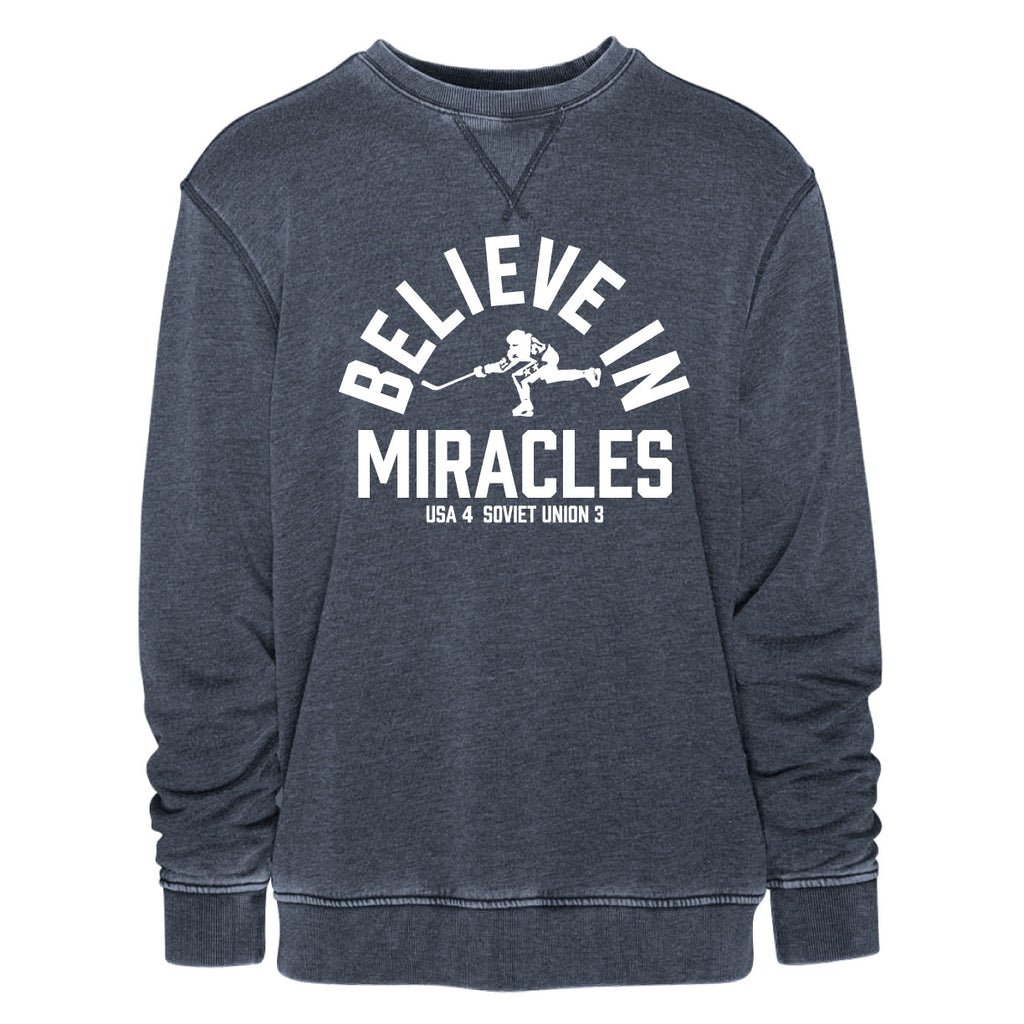 Believe in Miracles Vintage Crew
