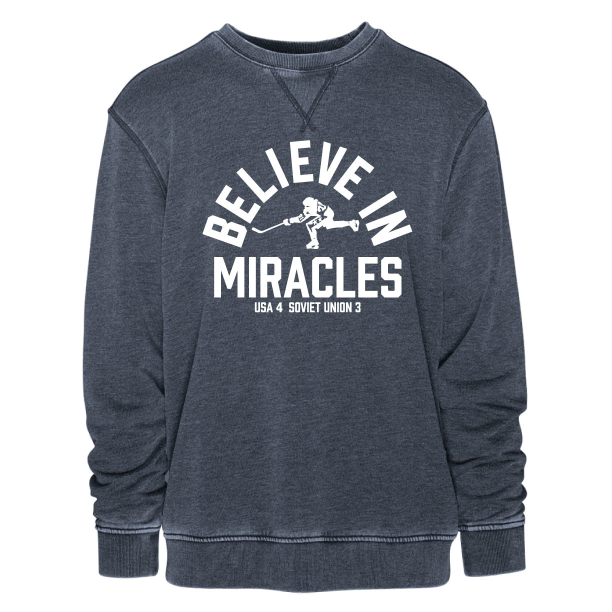 Believe in Miracles Vintage Crew
