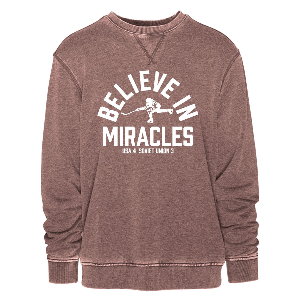 Believe in Miracles Vintage Crew
