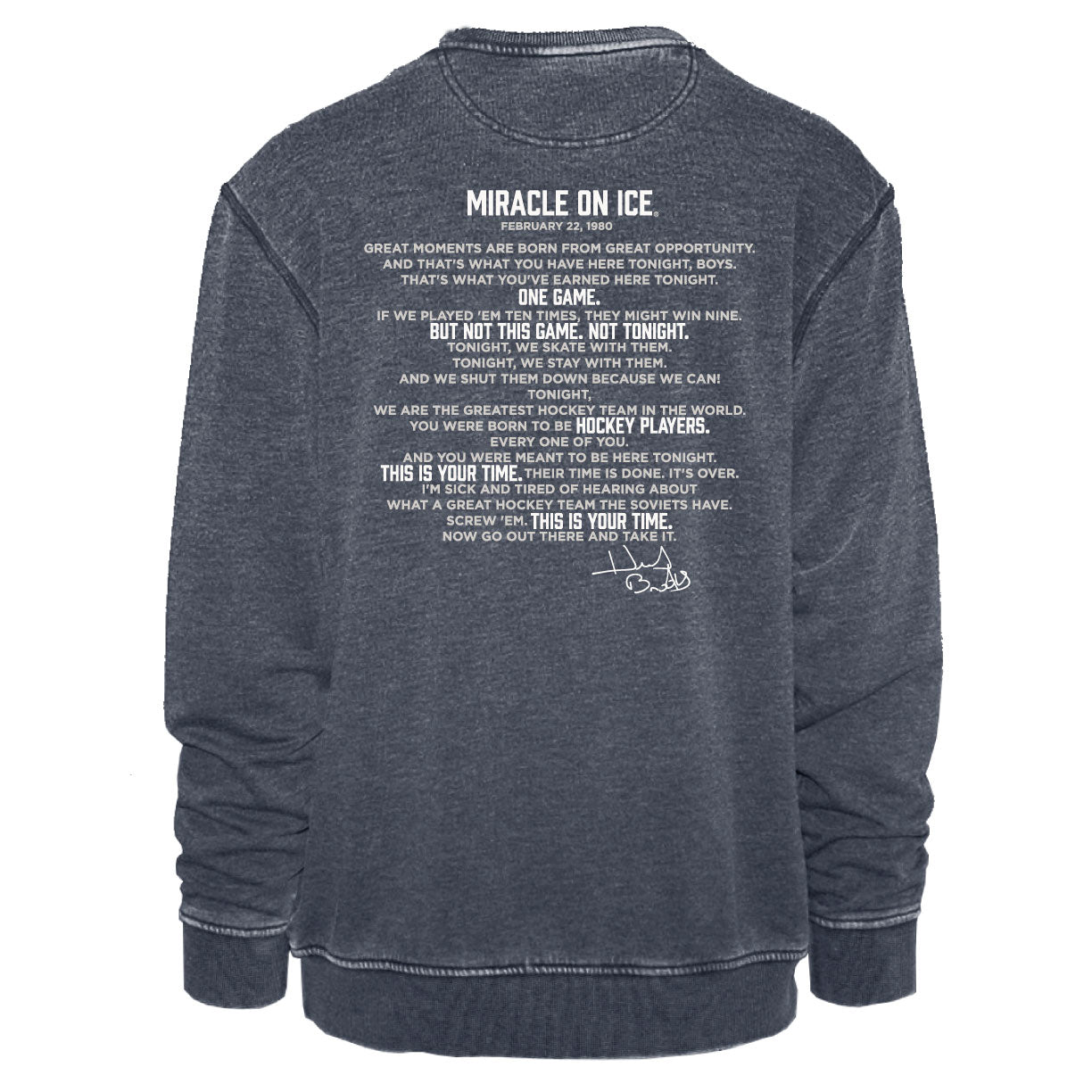 Herb Brooks Speech Vintage Crew