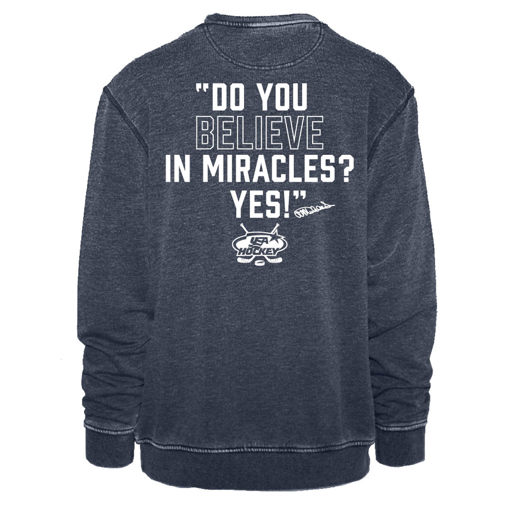 Believe in Miracles Vintage Crew
