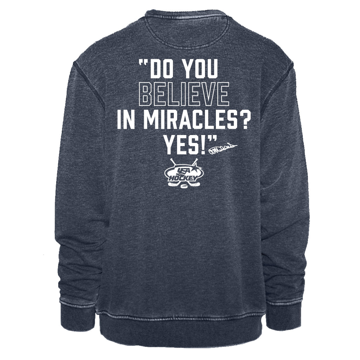 Believe in Miracles Vintage Crew