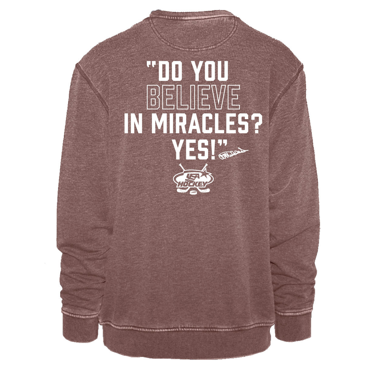 Believe in Miracles Vintage Crew