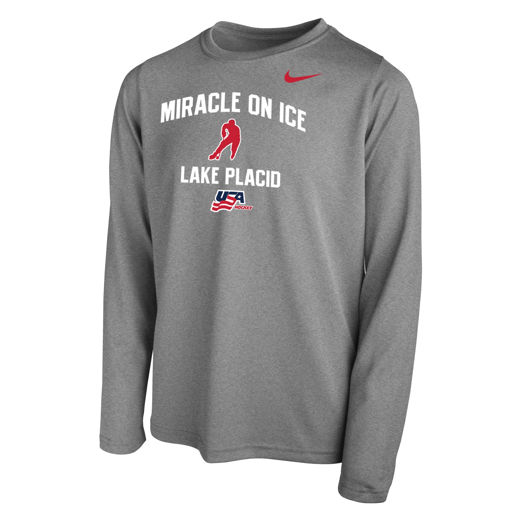 Youth Nike Dri-FIT Miracle on Ice Legend Long Sleeve Tee