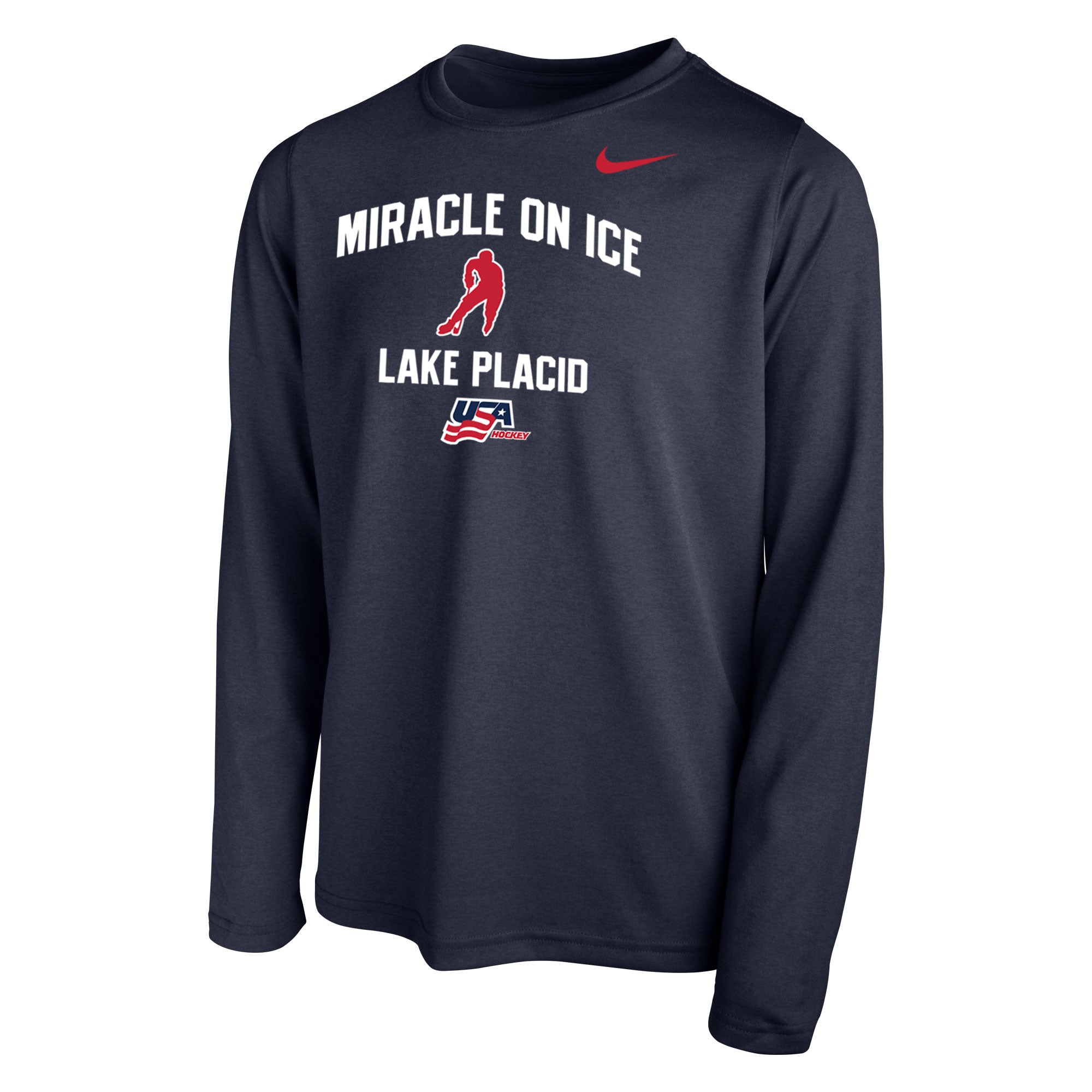 Youth Nike Dri-FIT Miracle on Ice Legend Long Sleeve Tee