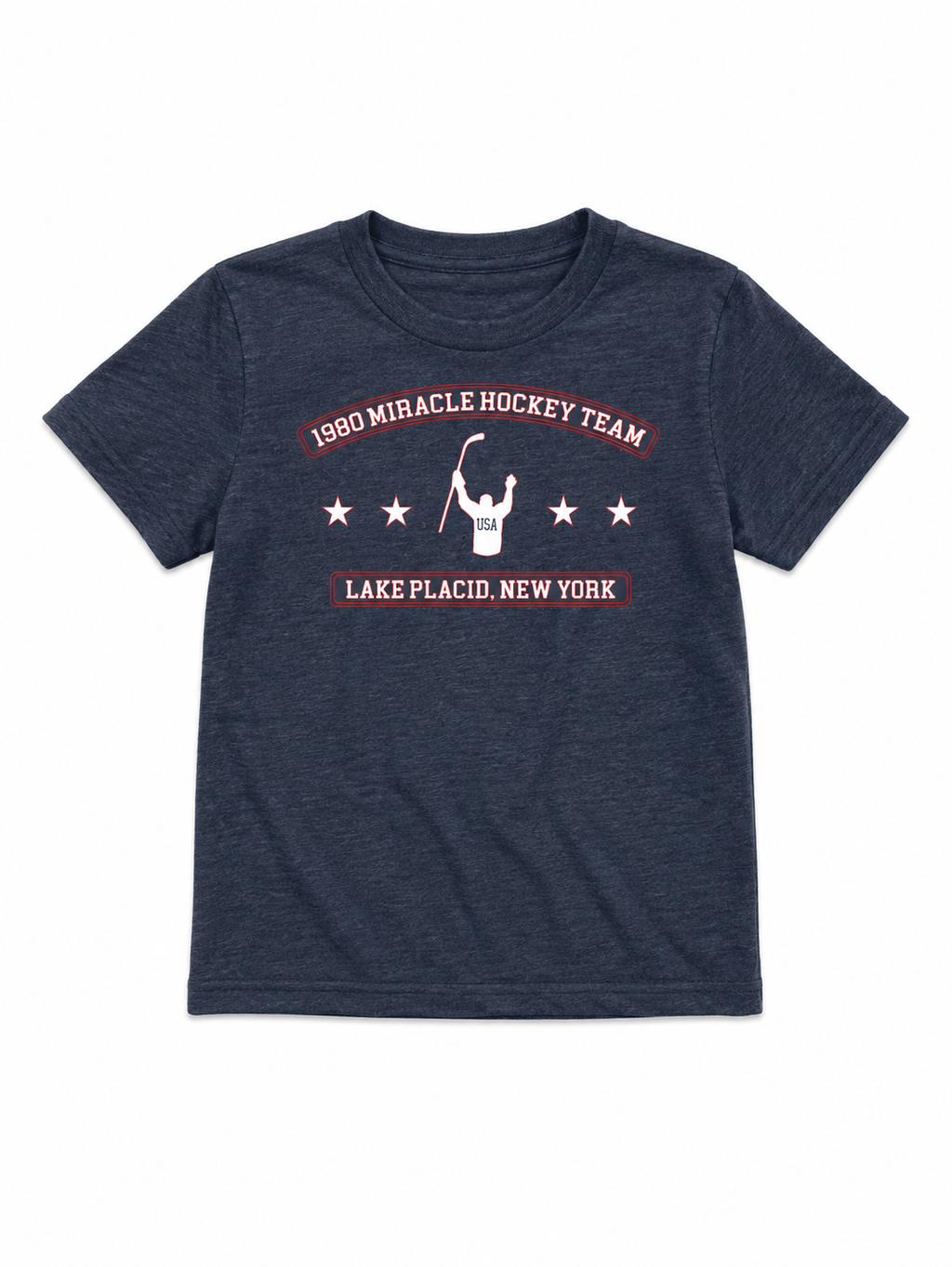 Youth Miracle on Ice Team Roster Short Sleeve Tee