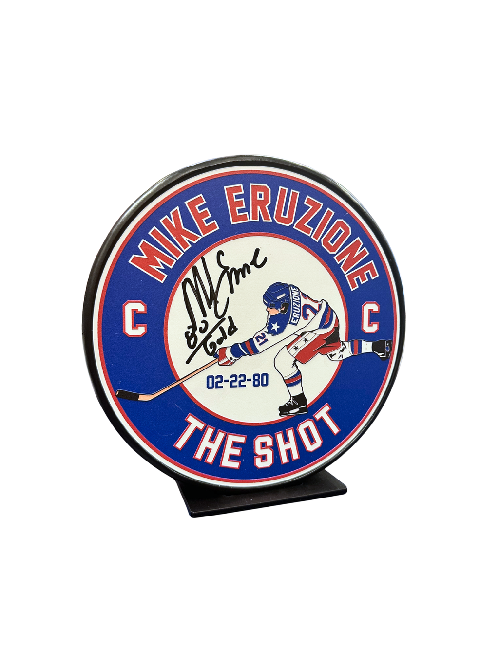 Eruzione Signed Mega Puck