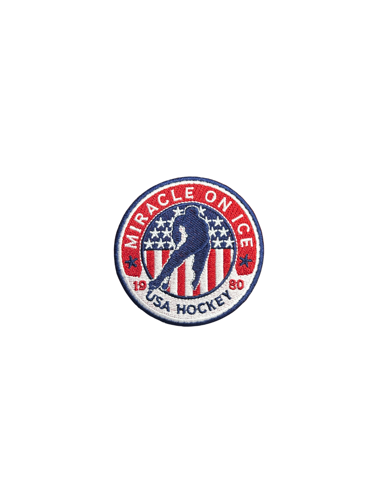 Miracle on Ice Skater Iron-On Patch