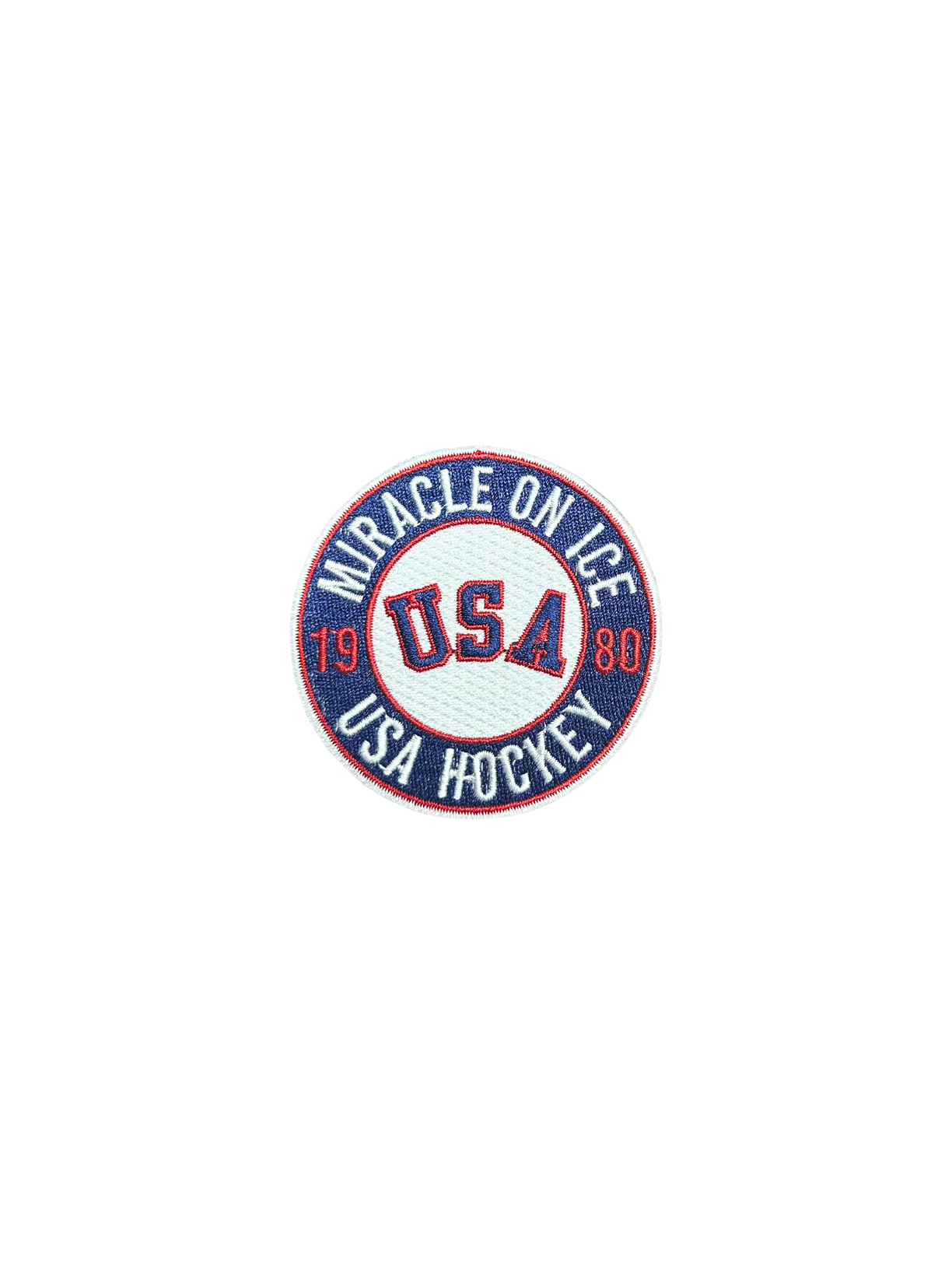 Miracle on Ice Circle Iron-On Patch