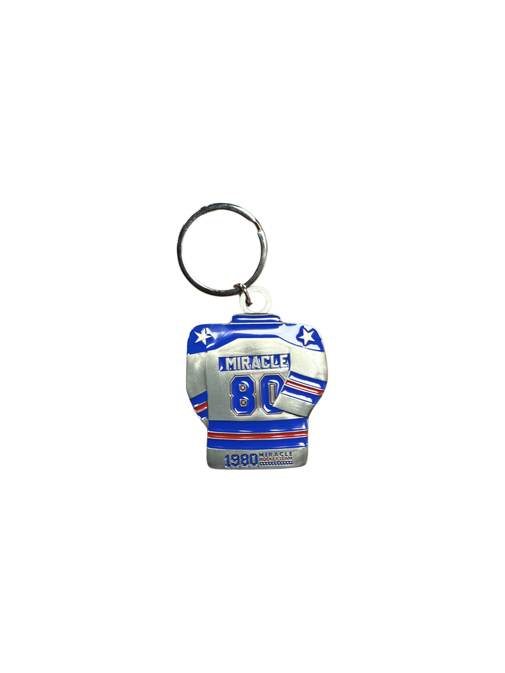 Miracle on Ice 1980 Jersey Key Ring