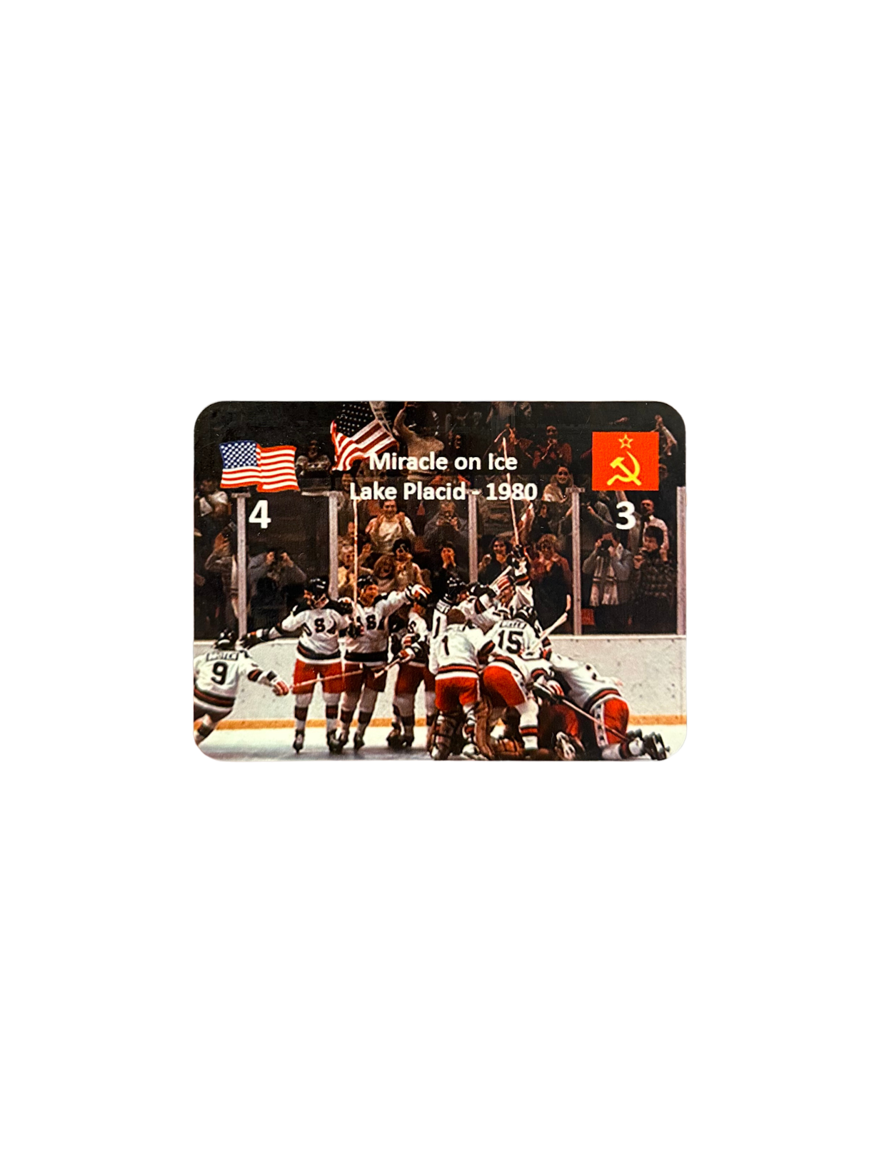 Miracle on Ice Celebration Magnet