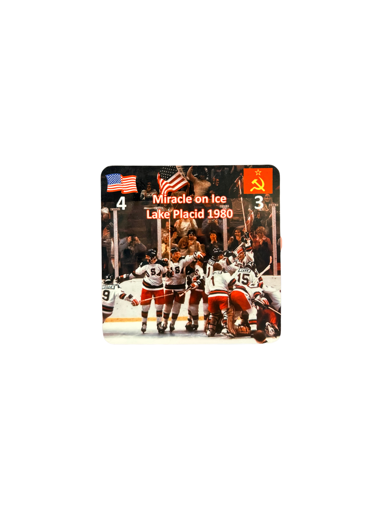 Miracle on Ice Celebration Coaster