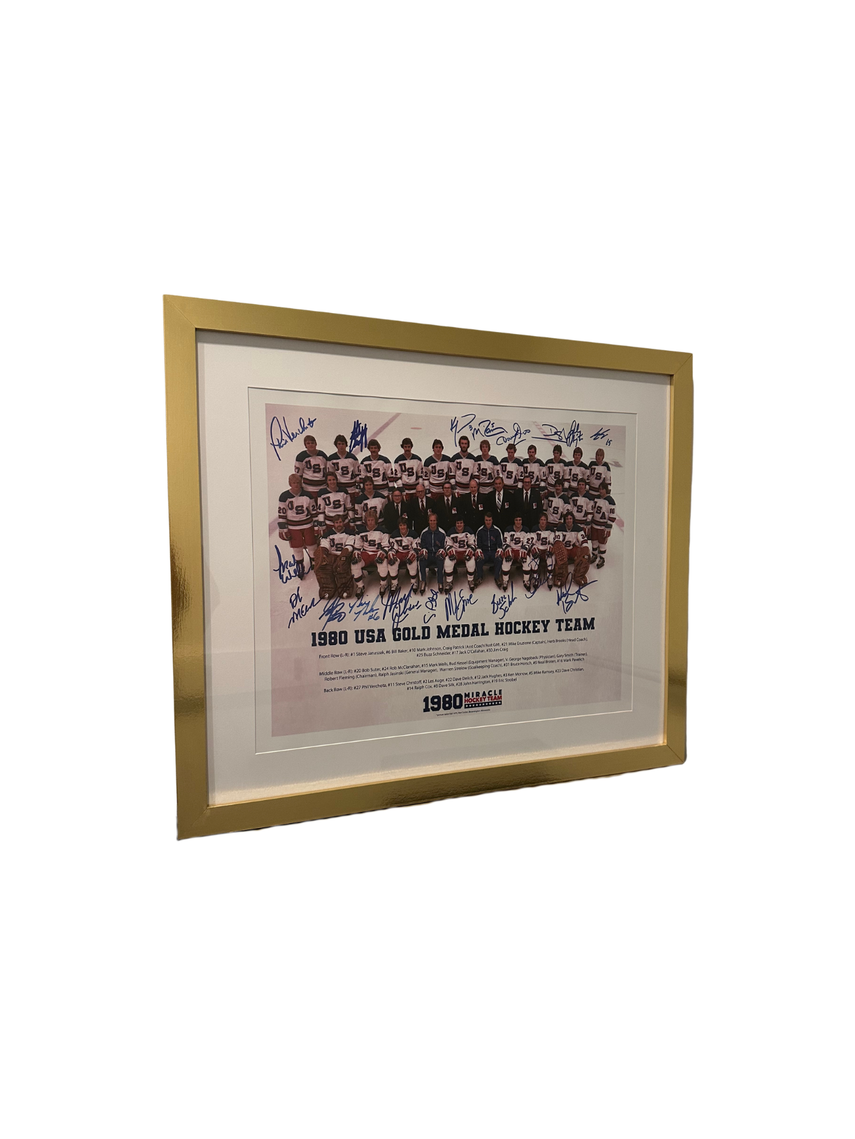 26" x 22" 1980 Team Signed Photo