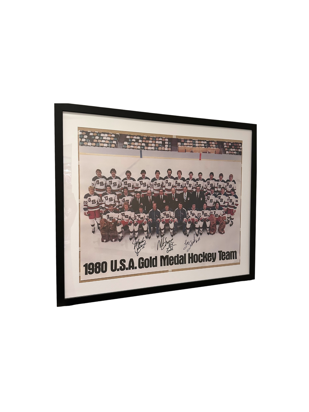 Eruzione, Johnson & Schneider Signed Team Poster