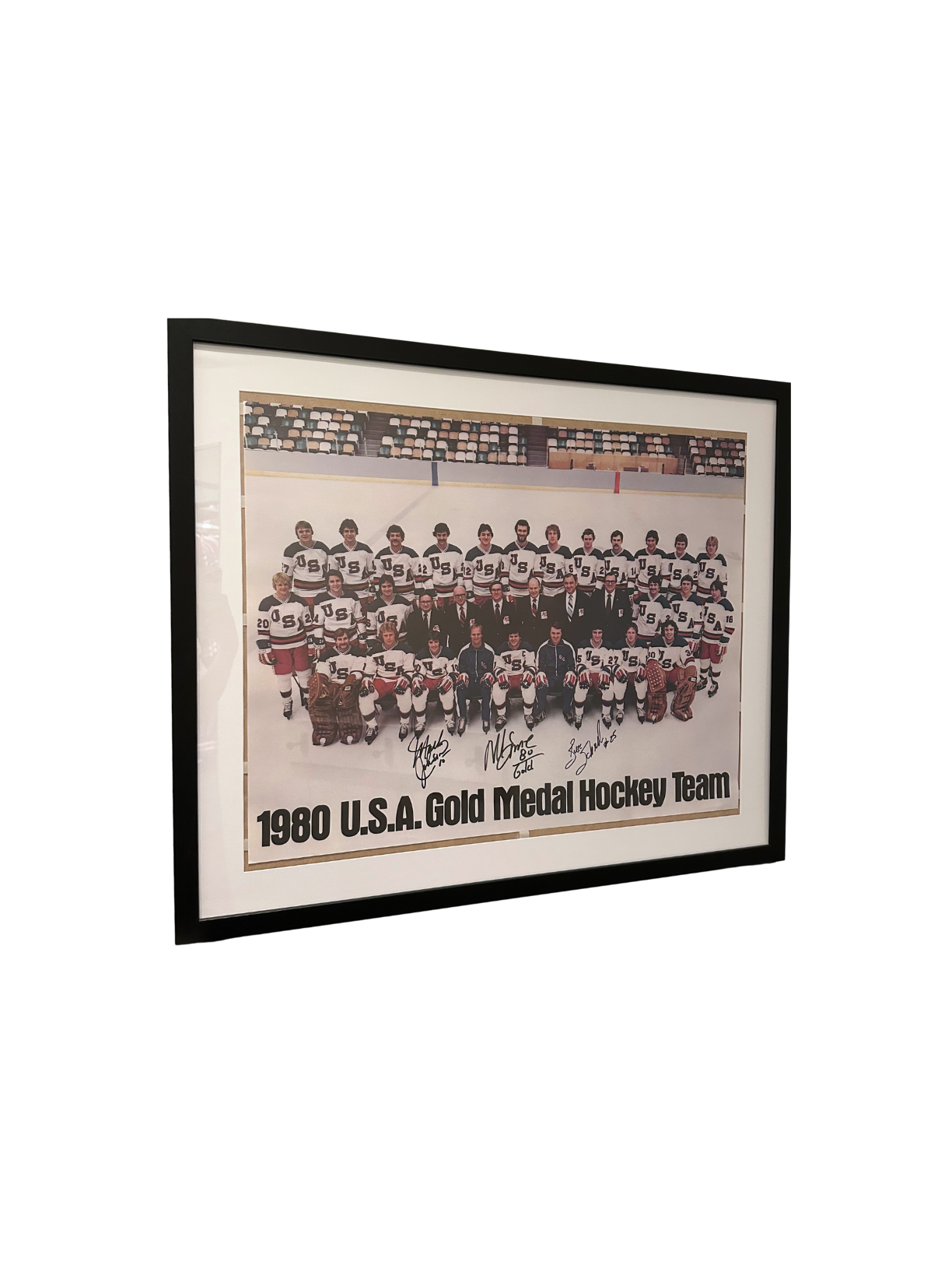 Eruzione, Johnson & Schneider Signed Team Poster