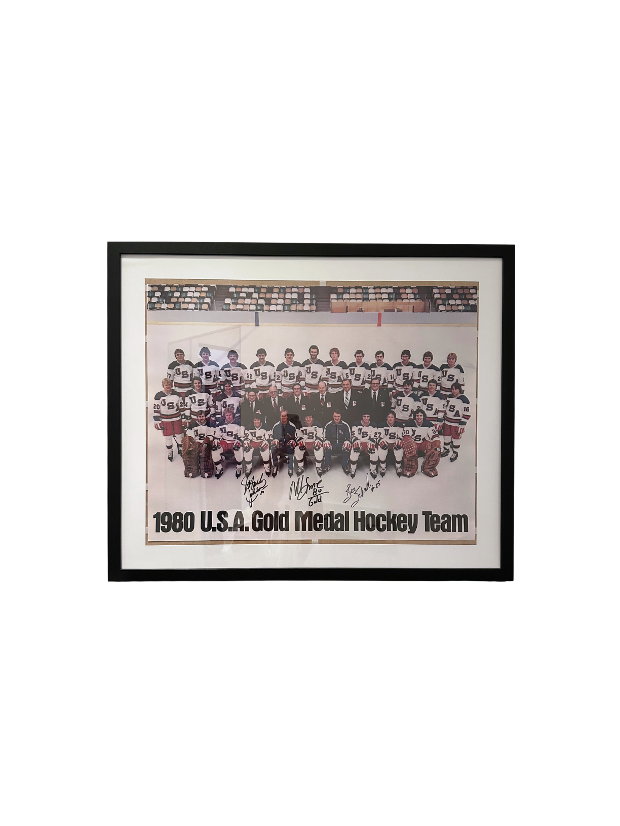 Eruzione, Johnson & Schneider Signed Team Poster