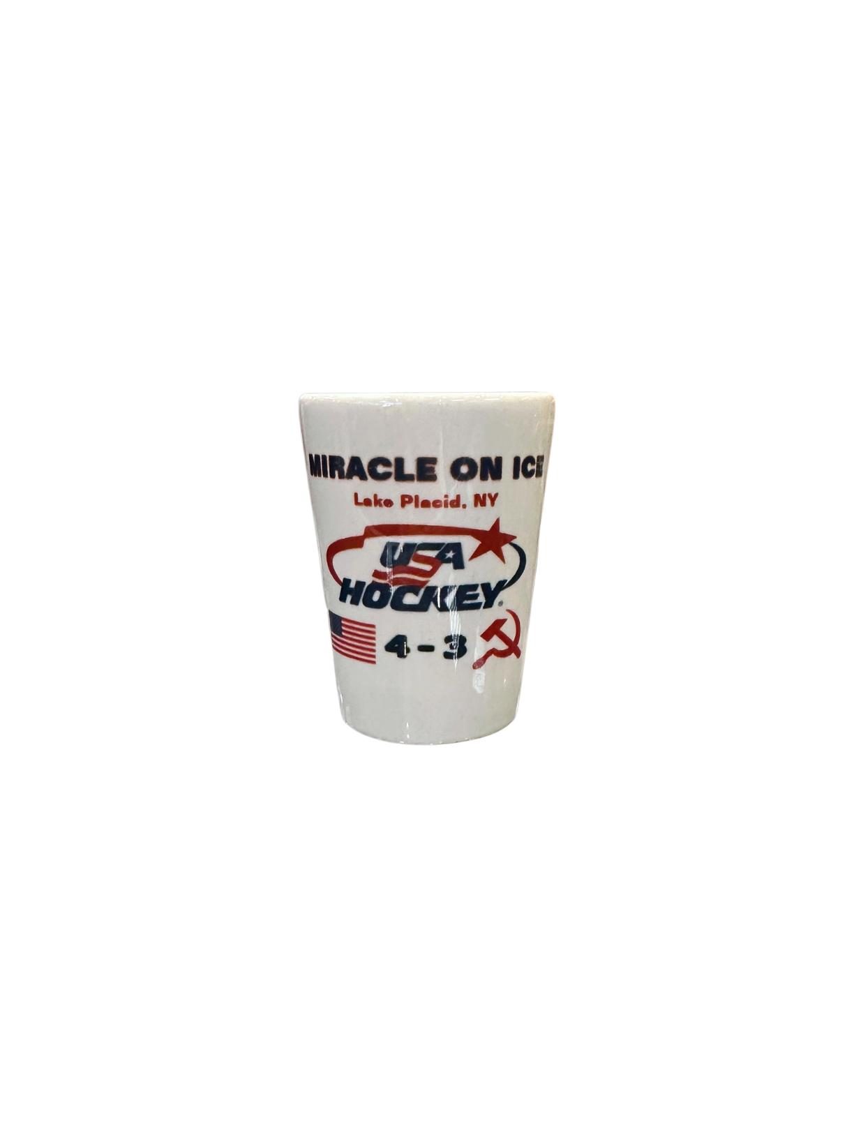 Miracle on Ice Score Shot Glass