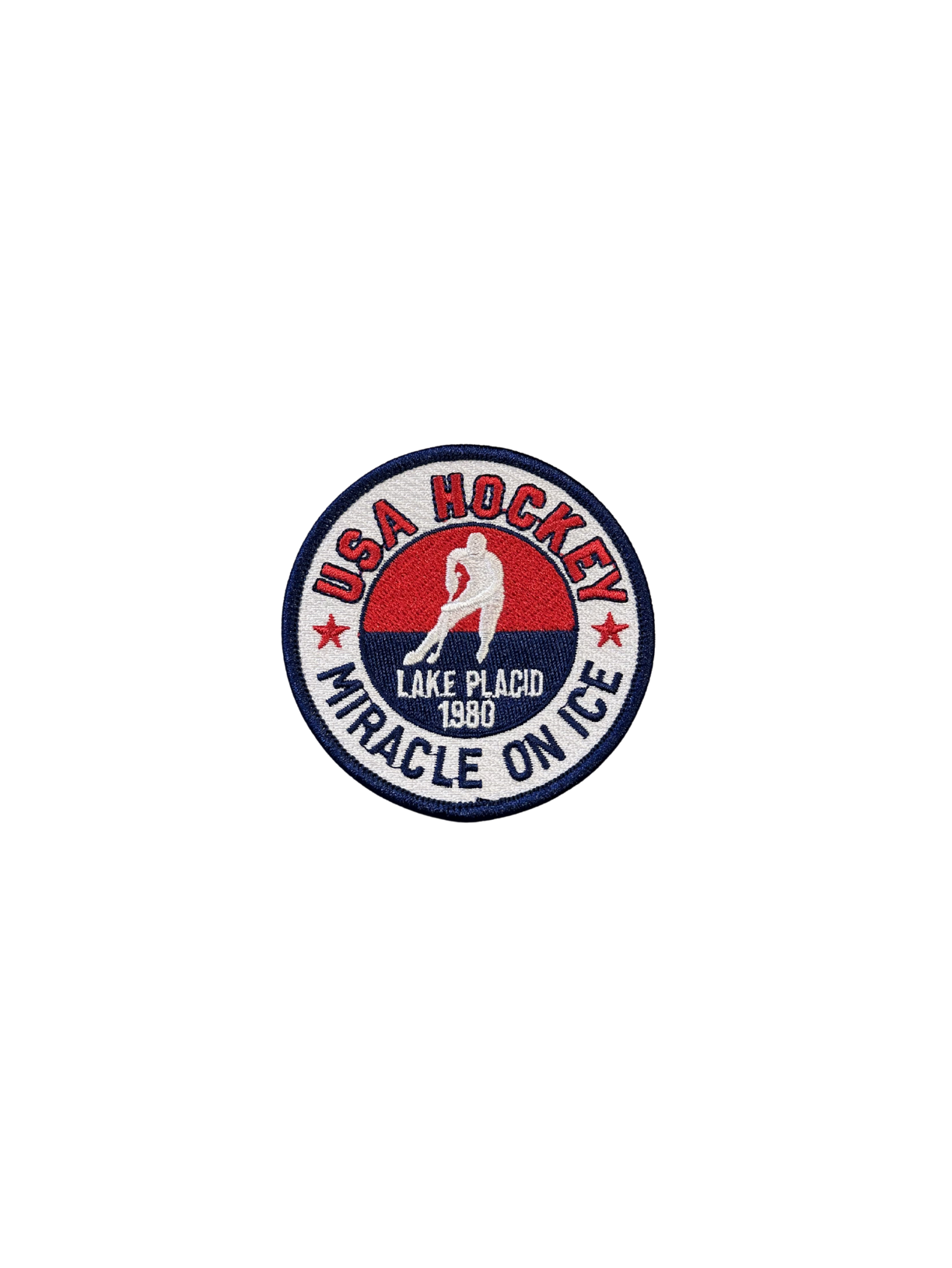 Miracle on Ice Split Skater Iron-On Patch