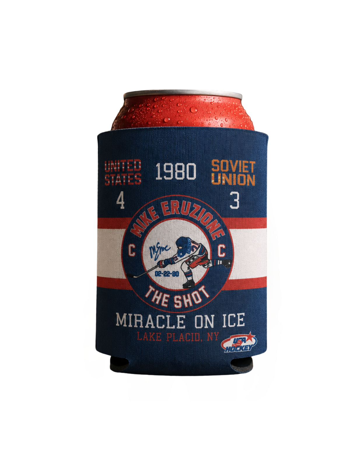 Eruzione 'The Shot' 2-Sided Can Cooler