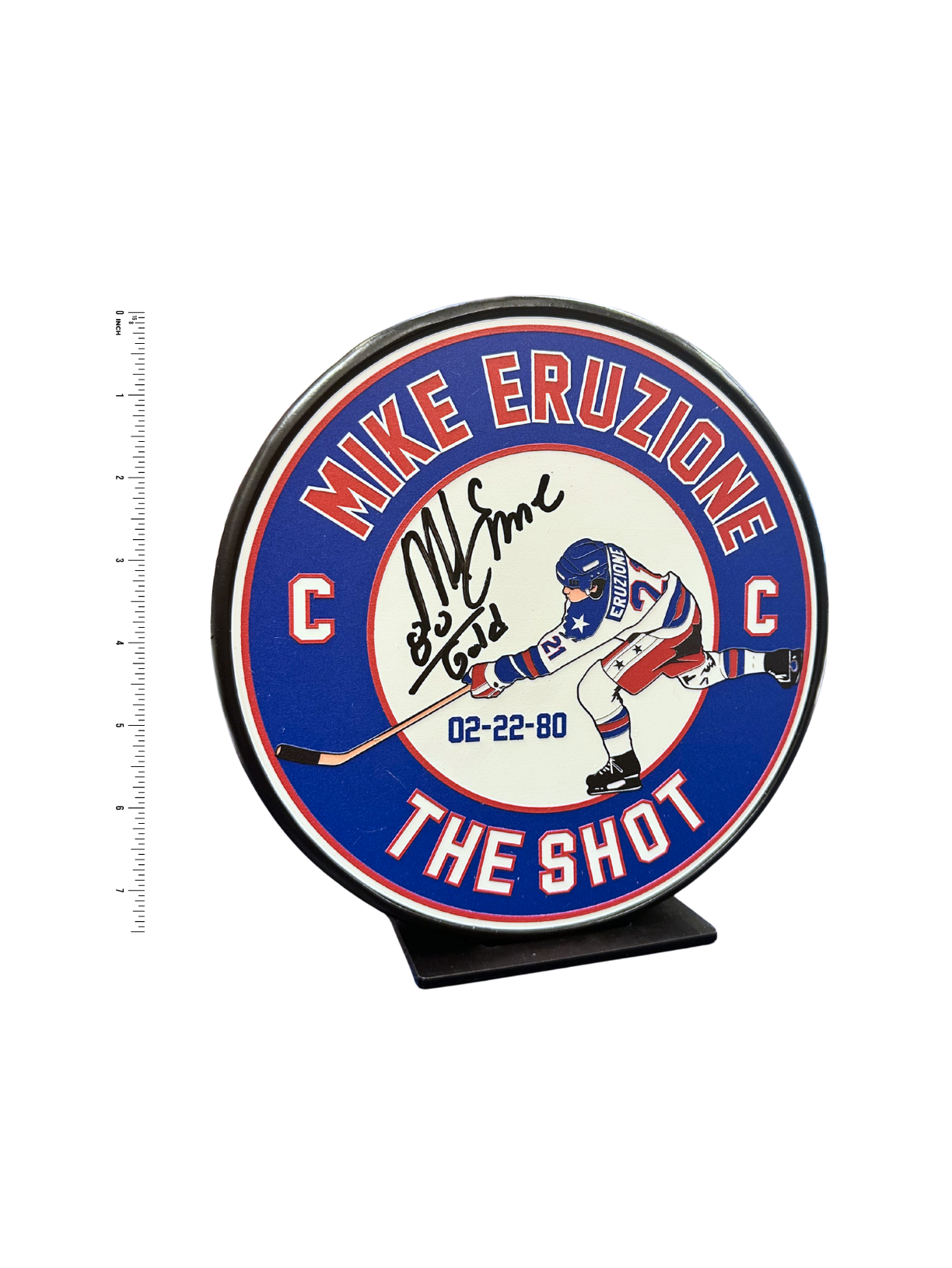 Eruzione Signed Mega Puck