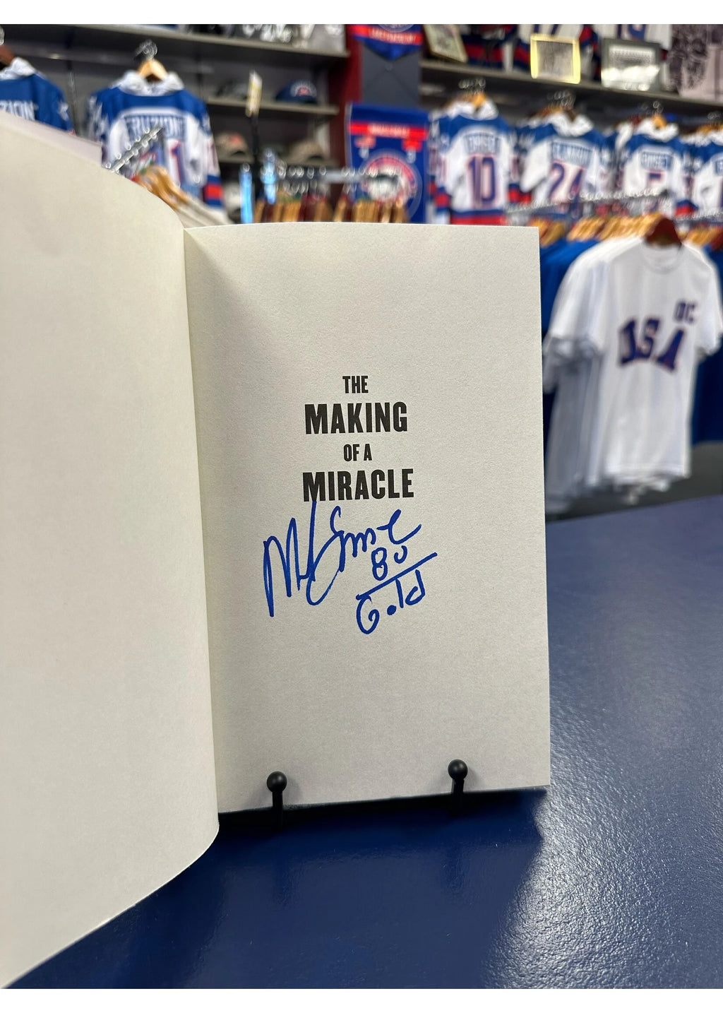 Eruzione Signed The Making of a Miracle, Hardcover