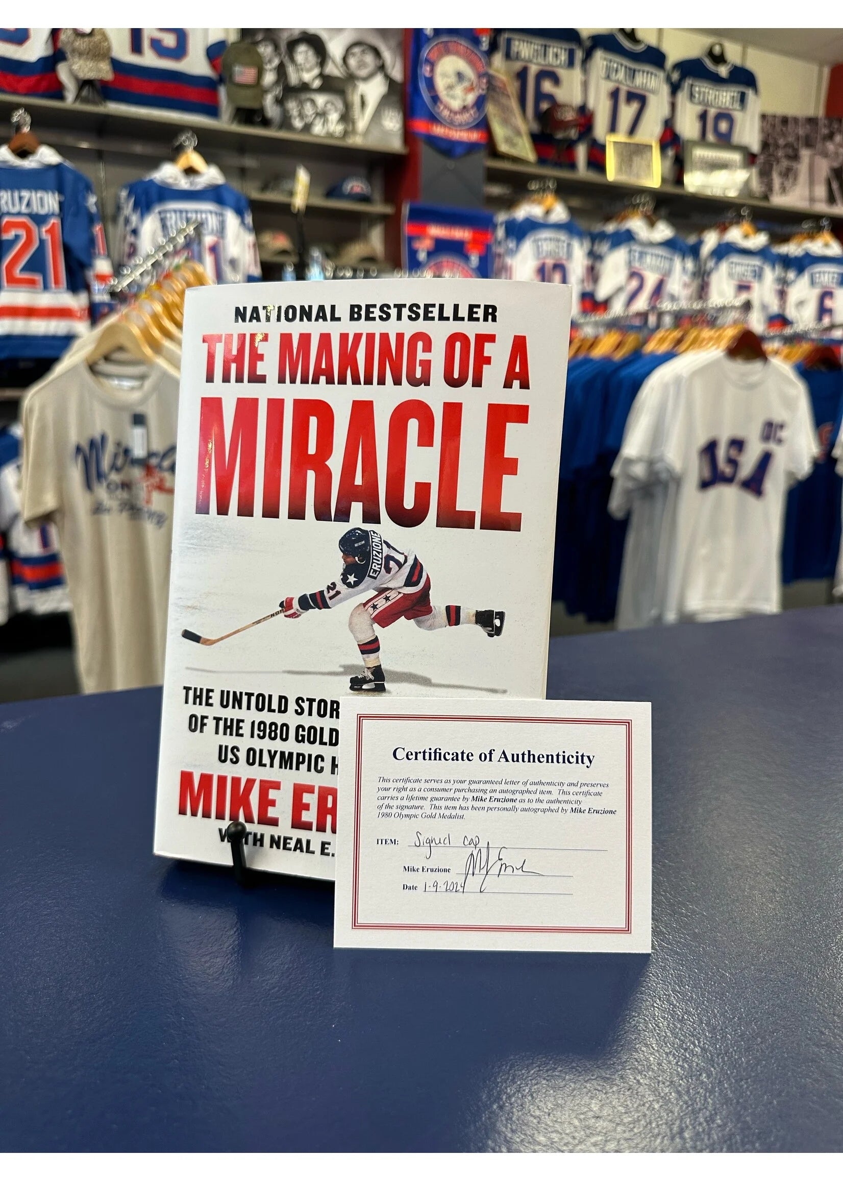 Eruzione Signed The Making of a Miracle, Hardcover