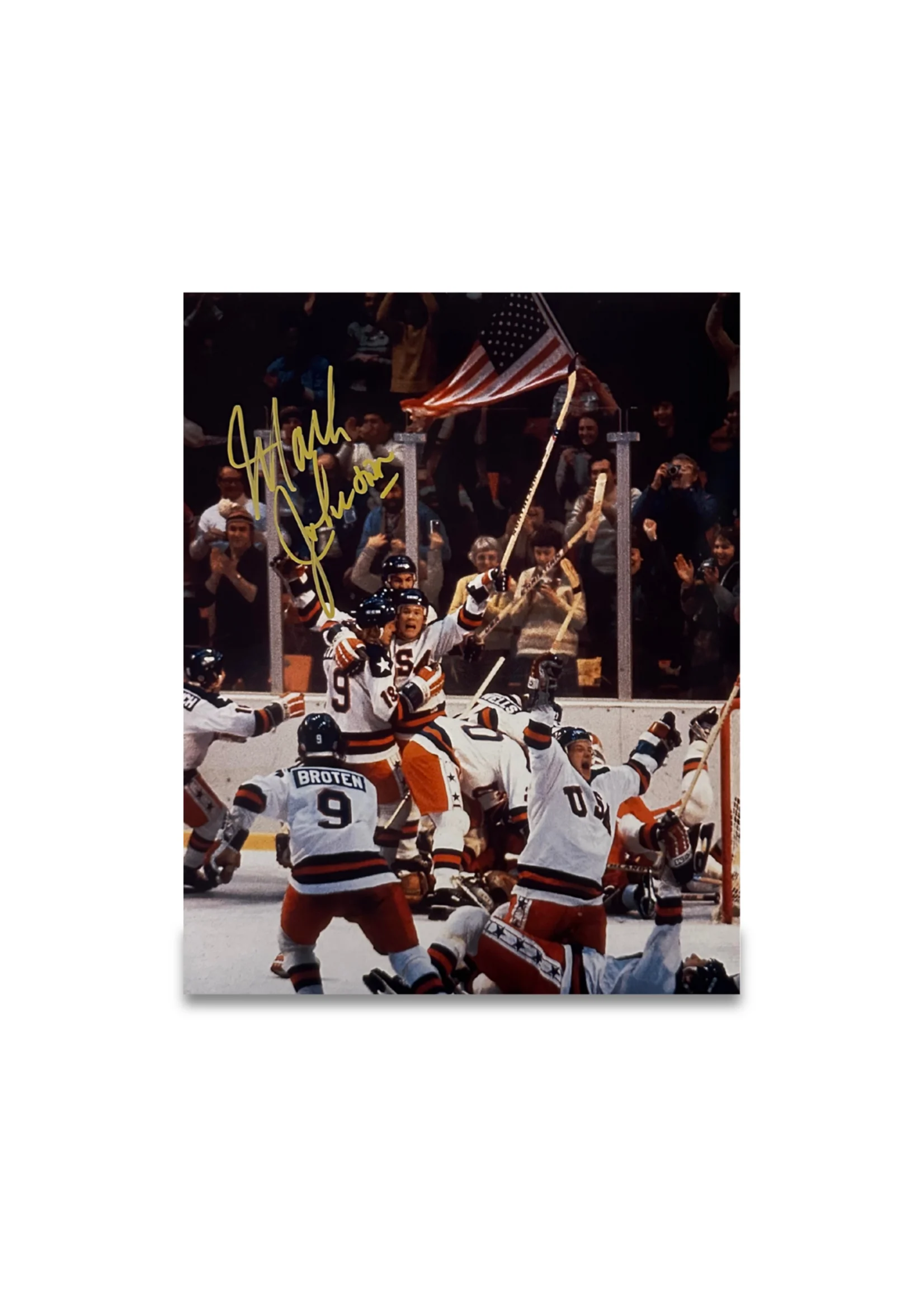 Player Signed Celebration 8x10 Photo