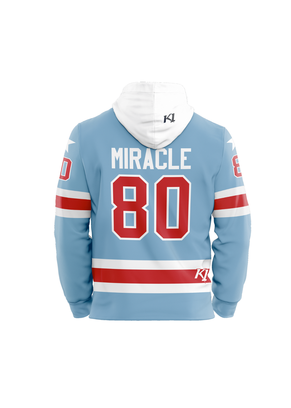 Youth K1 Miracle 1980 #80 Jersey Hood