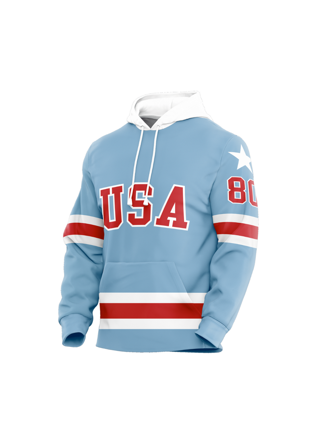 Youth K1 Miracle 1980 #80 Jersey Hood