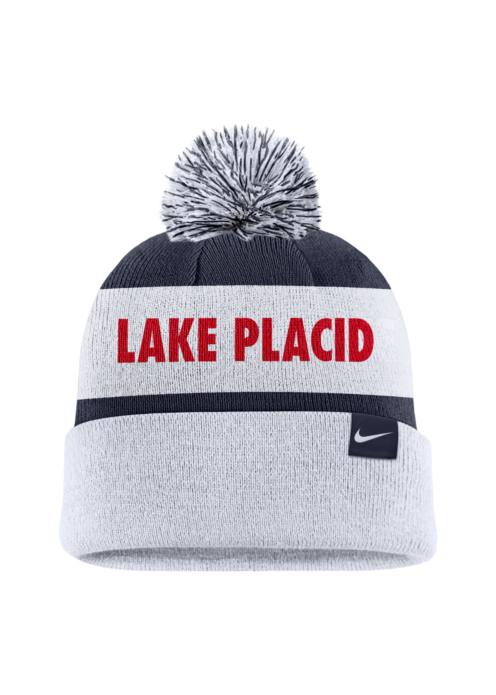 Miracle on Ice Peak Knit Pom Beanie