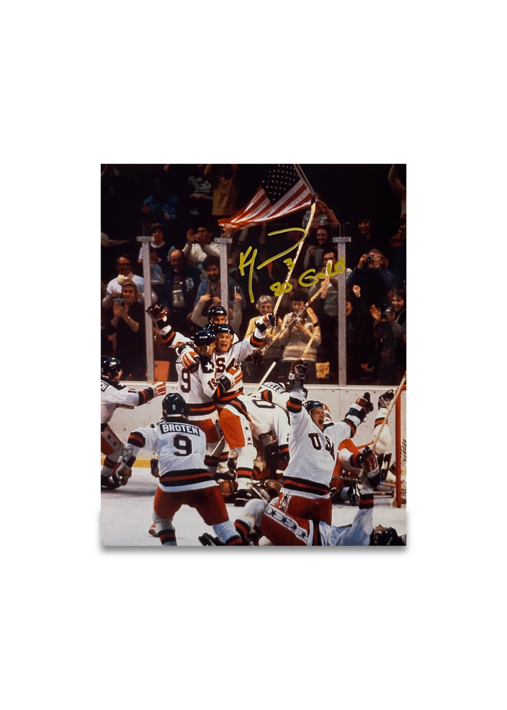 Player Signed Celebration 8x10 Photo