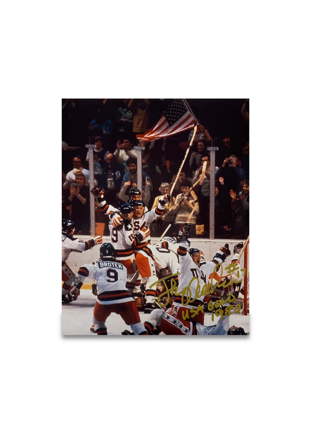 Player Signed Celebration 8x10 Photo