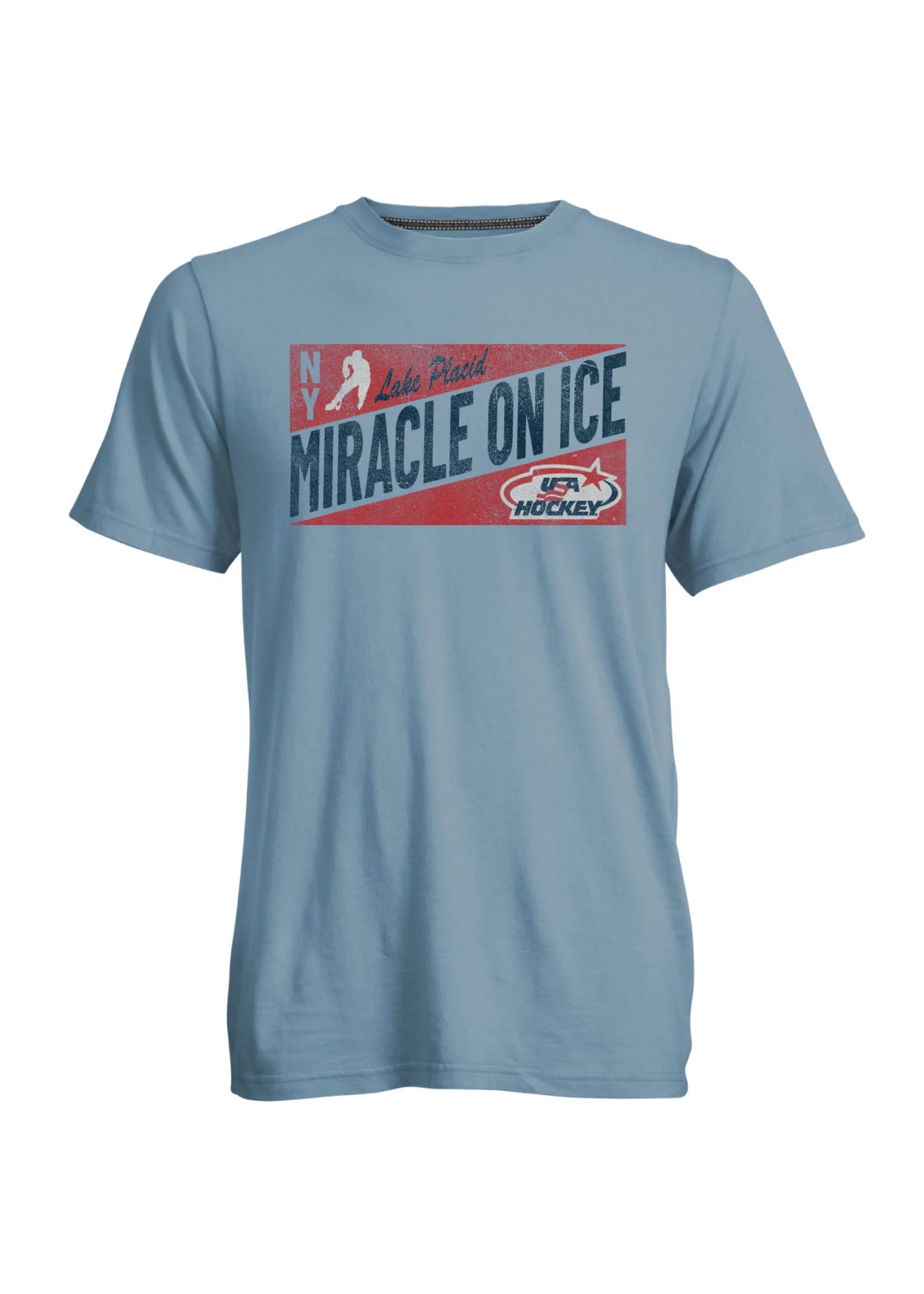 Go To Miracle on Ice Diagonal Short Sleeve Tee